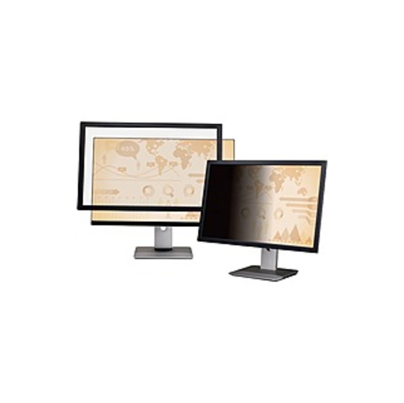 3M&trade; Framed Privacy Filter for 24" Widescreen Monitor - For 23.6", 24"Monitor
