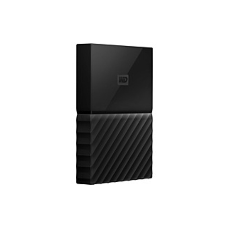 WD My Passport WDBS4B0020BBK-WESN 2 TB Hard Drive - External - Portable - USB 3.0 - Black - 256-bit Encryption Standard