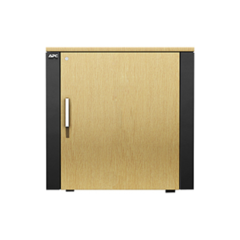 APC by Schneider Electric NetShelter CX Mini Enclosure Rack Cabinet - Gray, Oak