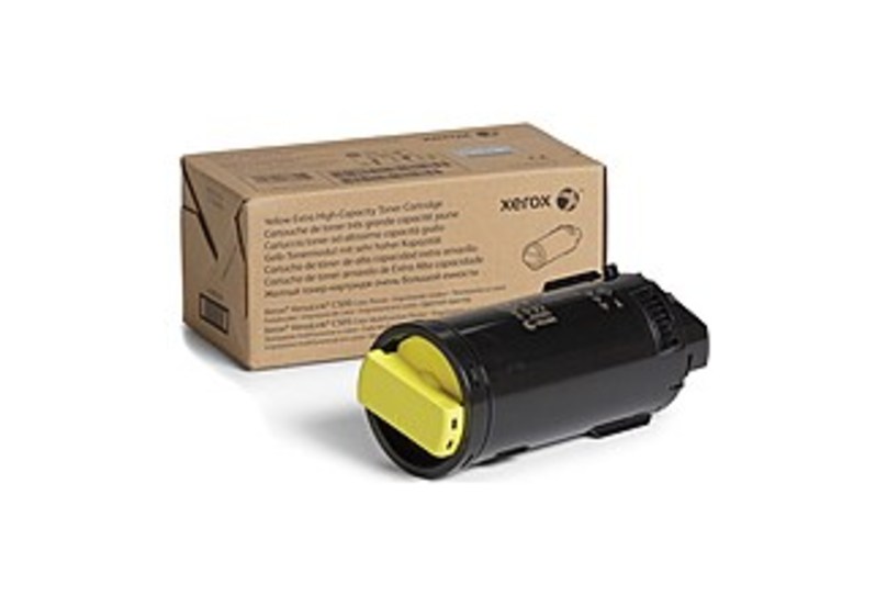 Xerox 106R03868 Extra High Capacity Toner Cartridge for VersaLink C500 and C505 Printers - 9K Pages Yield - Yellow