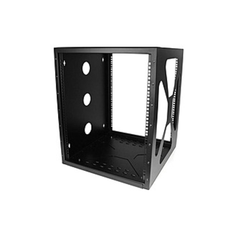 StarTech.com 12U Sideways Wallmount Rack for Servers - Side-Mount Server Rack for Easy Access - Wall-mount your server or networking equipment sideway