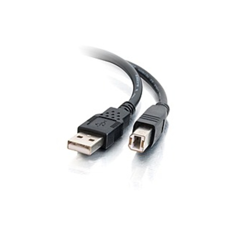 C2G 3m USB A to B Cable - Printer Cable - USB Cable - USB 2.0 - 10ft - Black - Type A Male USB - Type B Male USB - 10ft - Black