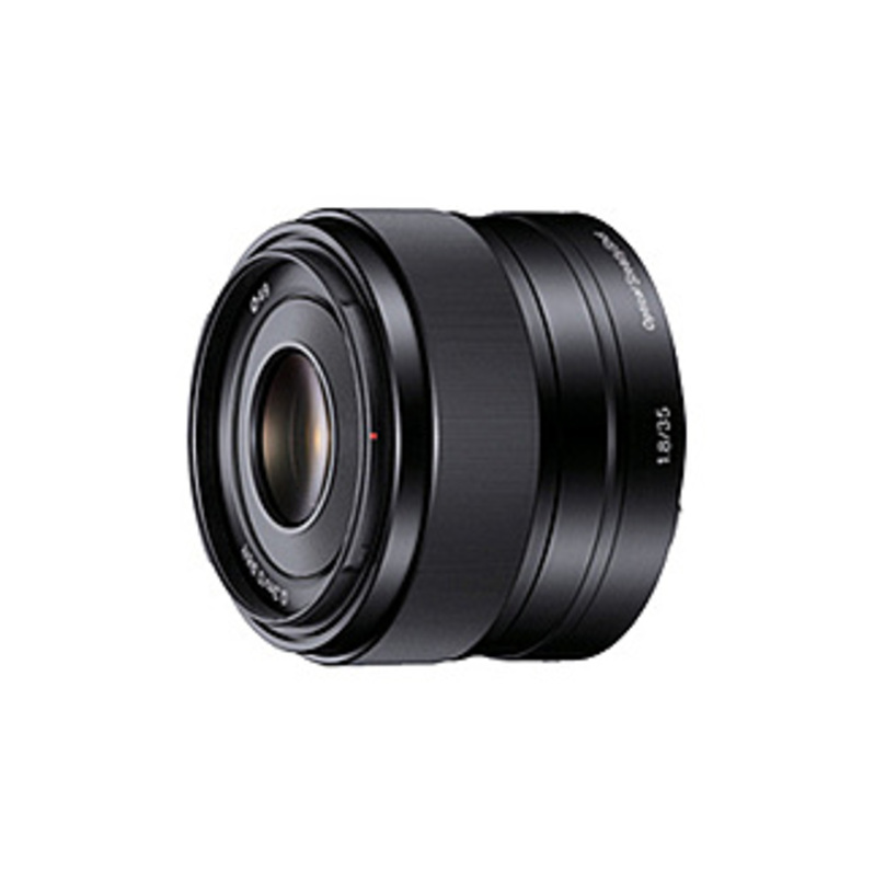 Sony SEL-35F18 - 35 mm - f/1.8 - Fixed Focal Length Lens for E-mount - 49 mm Attachment - 0.15x MagnificationOptical IS - 2.5"Diameter
