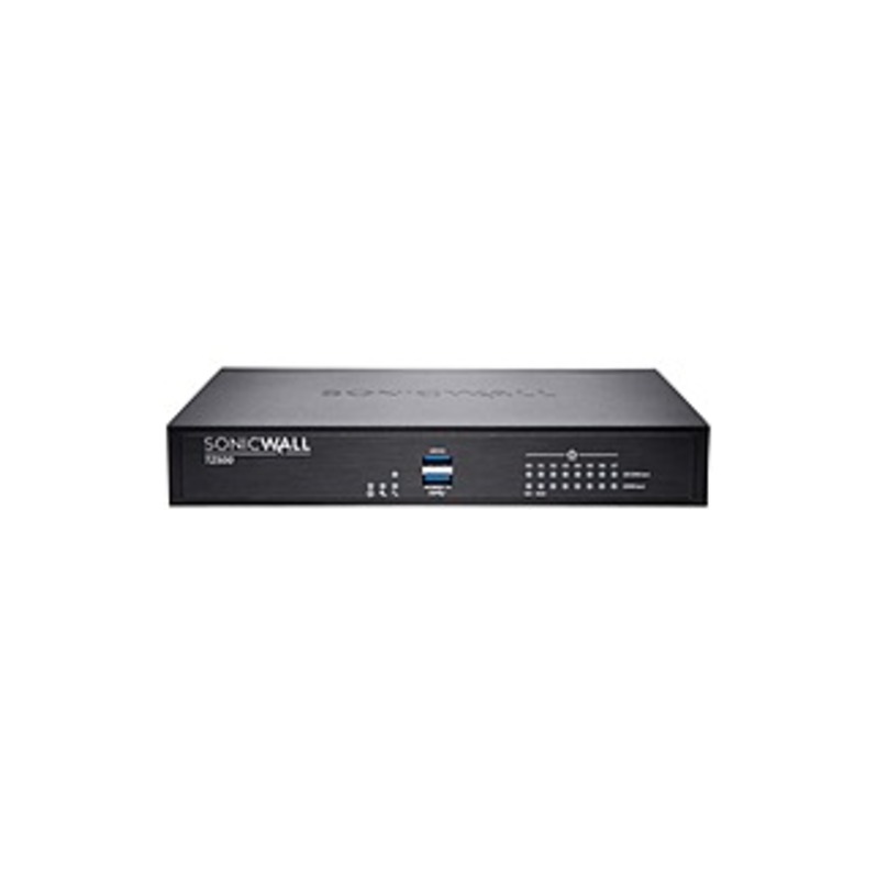 SonicWall TZ500 Network Security/Firewall Appliance - 8 Port - 10/100/1000Base-T Gigabit Ethernet - DES, 3DES, MD5, SHA-1, AES (128-bit), AES (192-bit