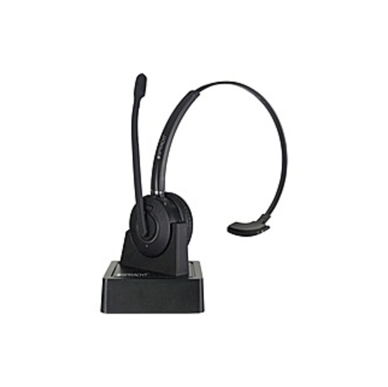 Spracht ZUM Maestro BT Headset - Mono - Wireless - Bluetooth - 33 ft - Over-the-head - Monaural - Supra-aural - Noise Canceling