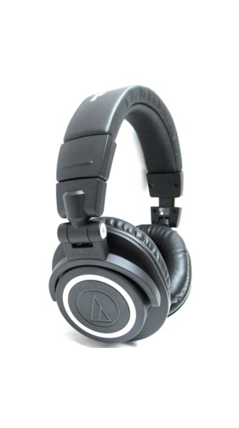 Audio-Technica ATH-M50xBT Wireless Over-Ear Headphones - Stereo - Wireless - Bluetooth - 32.8 ft - 38 Ohm - 15 Hz - 28 kHz - Over-the-head - Binaural