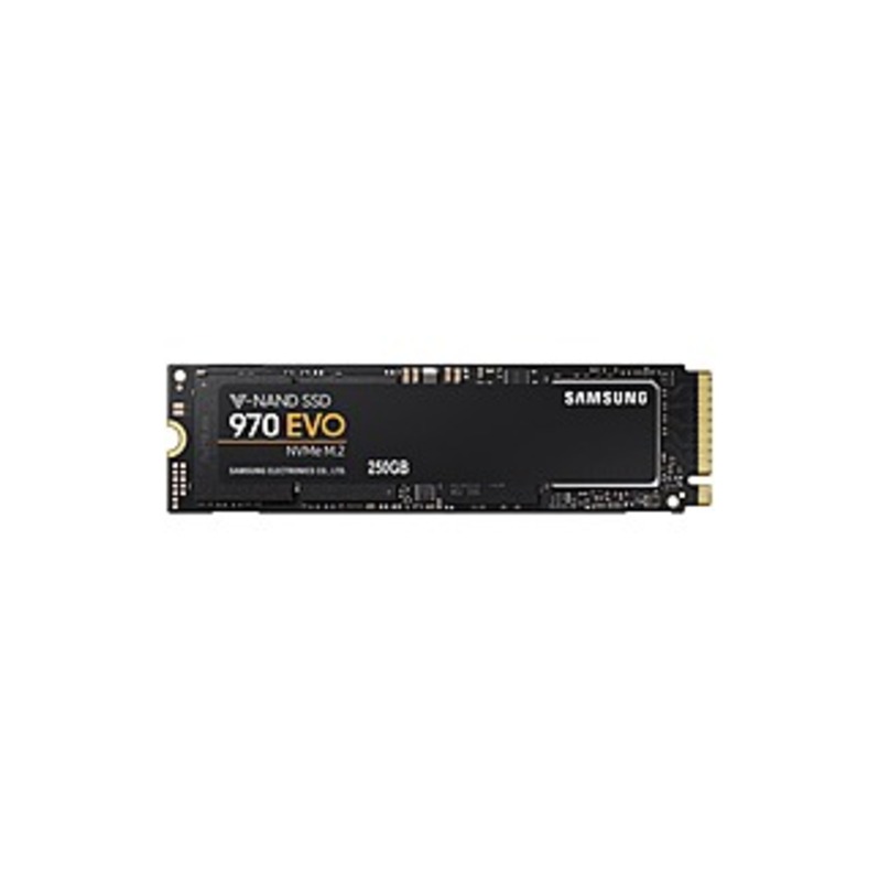 Samsung 970 EVO MZ-V7E250BW 250 GB Solid State Drive - PCI Express (PCI Express 3.0 x4) - Internal - M.2 2280 - 3.32 GB/s Maximum Read Transfer Rate -