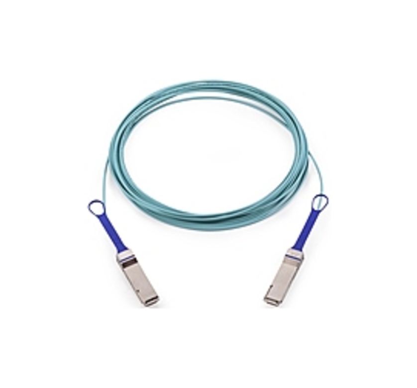 Mellanox Active Fiber Cable, VPI, Up To 100Gb/s, QSFP, 30m - 98.43 Ft Fiber Optic Network Cable For Network Device, Switch - First End: 1 X QSFP Netwo