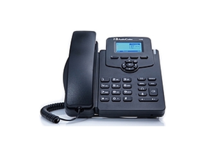 Image of AudioCodes 405HD IP Phone - Corded - Corded - Black - 2 x Total Line - VoIP - 2 x Network (RJ-45) - PoE Ports