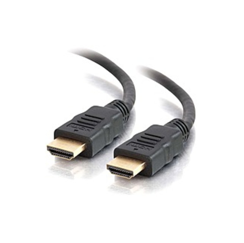 Image of C2G 6ft High Speed HDMI Cable with Ethernet for 4k Devices - HDMI for Audio/Video Device - 6 ft - 1 x HDMI Digital Audio/Video - 1 x HDMI Digital Audi