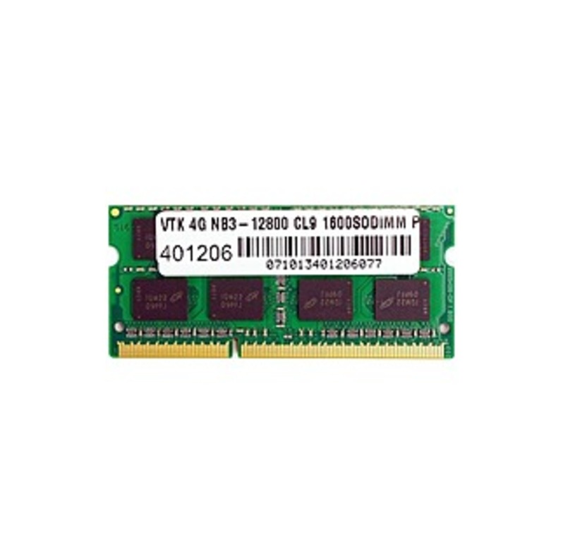 Image of VisionTek 900451 4GB DDR3 1600 MHz (PC3-12800) CL9 SODIMM - Notebook - DDR3 RAM - 4GB 1600MHz SODIMM - PC3-12800 Laptop Memory Module 204-pin CL 9 Unb