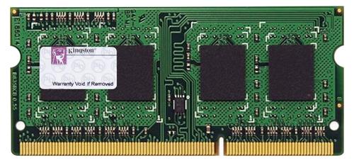 Kingston ACR16D3LS1NGG/2G 2GB Memory Module - DDR3 SDRAM - 1600 MHz - 204 Pin - PC3-12800 - 1Rx8 - SODIMM - Non-ECC Unbuffered - 1.35 Volts