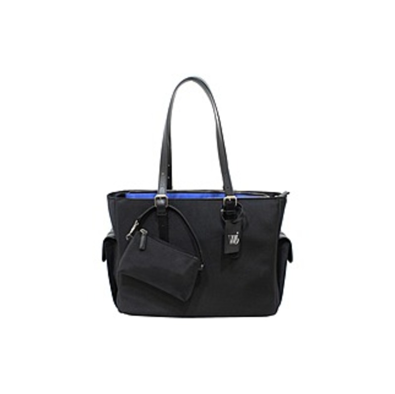 Image of WIB Liberator Carrying Case (Tote) for 14.1" Notebook - Black - MicroFiber Body - Nylon Interior Material - Handle - 11.5" Height x 14.5" Width x 5" D