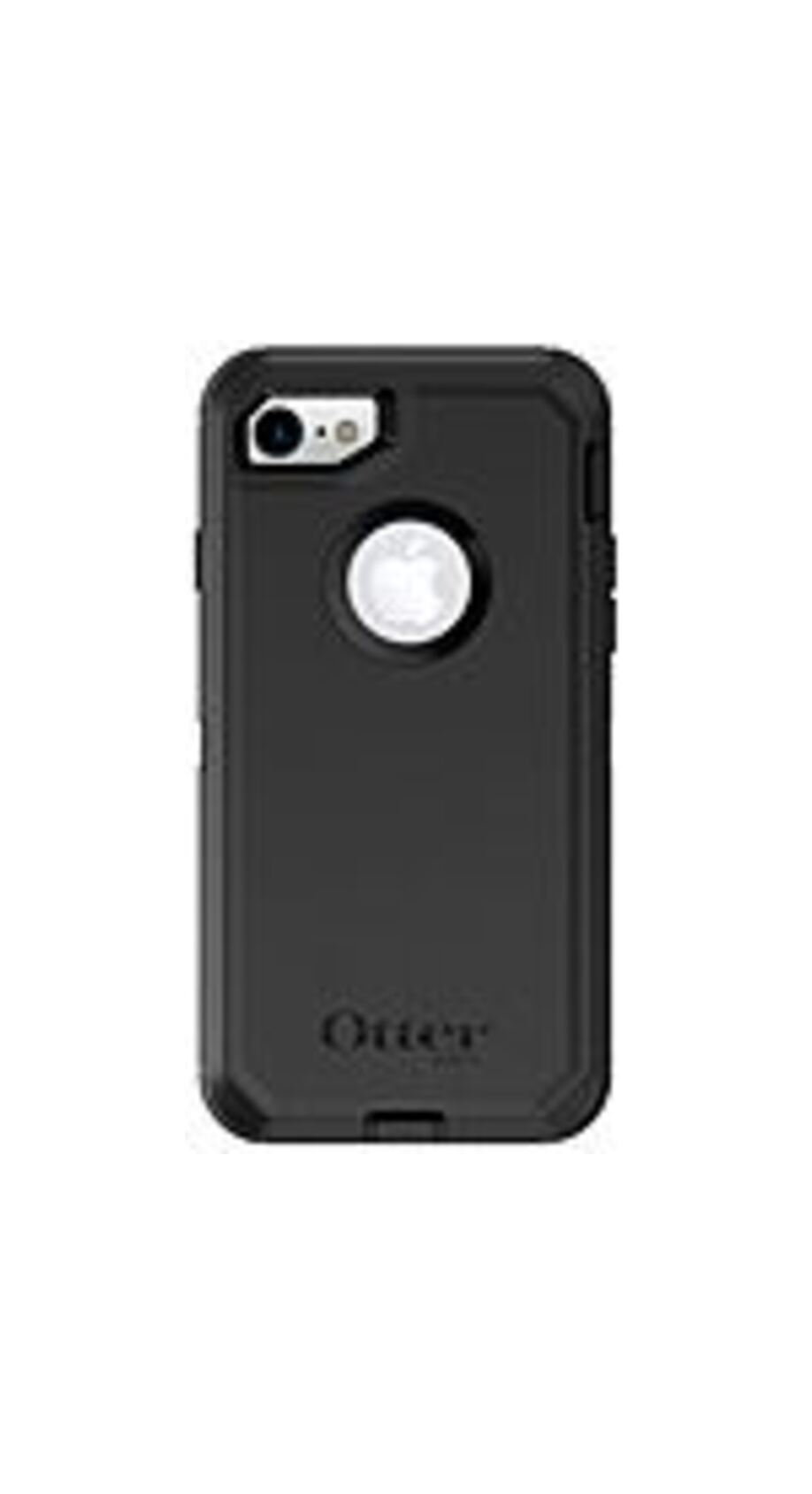 OtterBox 77-54088 Defender Carrying Case (Holster) Apple iPhone 7, iPhone 8, iPhone SE 2 Smartphone - Black - Dirt Resistant Port, Dust Resistant Port