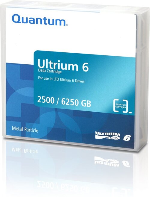 Quantum MR-L6MQN-01-20PK LTO Ultrium 6 Data Catridge - 2.5 TB Native - Up To 6.25 TB With 2.5:1 Data Compression - 2903 Feet - 20 Pack