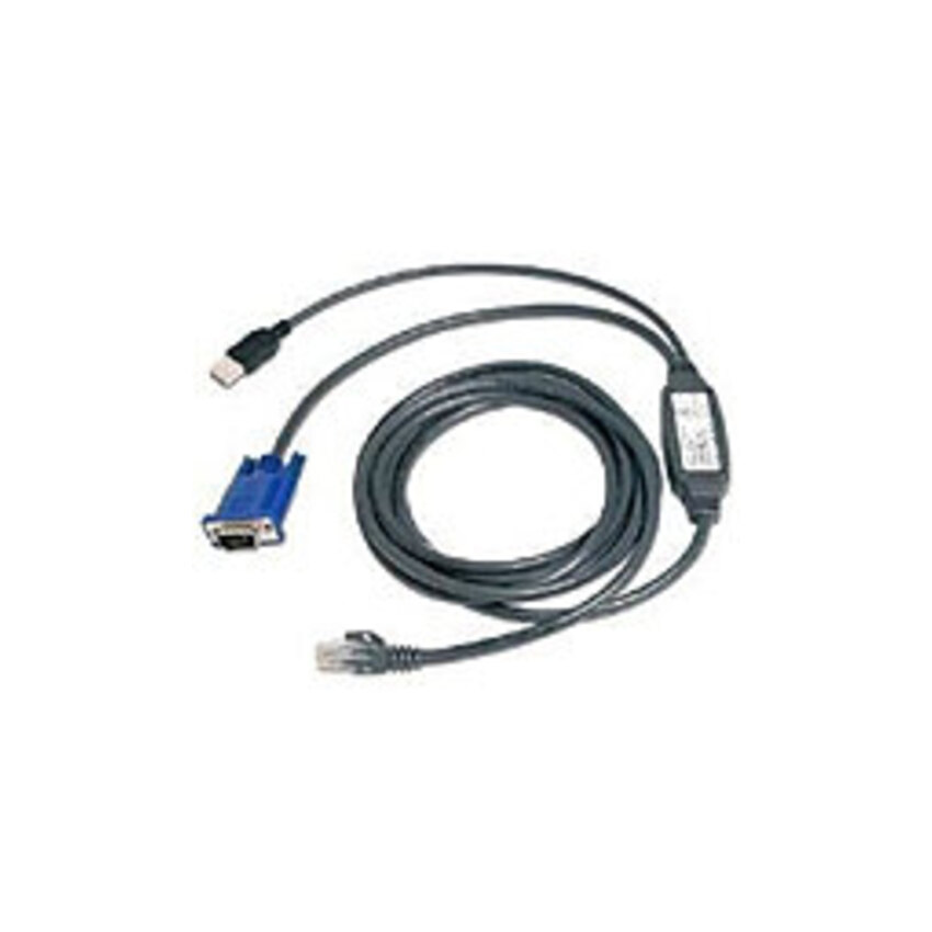http://www.techforless.com - Vertiv USBIAC2-10 Avocent CAT5 Integrated Access USB Cable – 10ft (USBIAC2-10) – 10ft USB Cable| RJ-45| HD-15| Four-pin USB Type A 38.97 USD