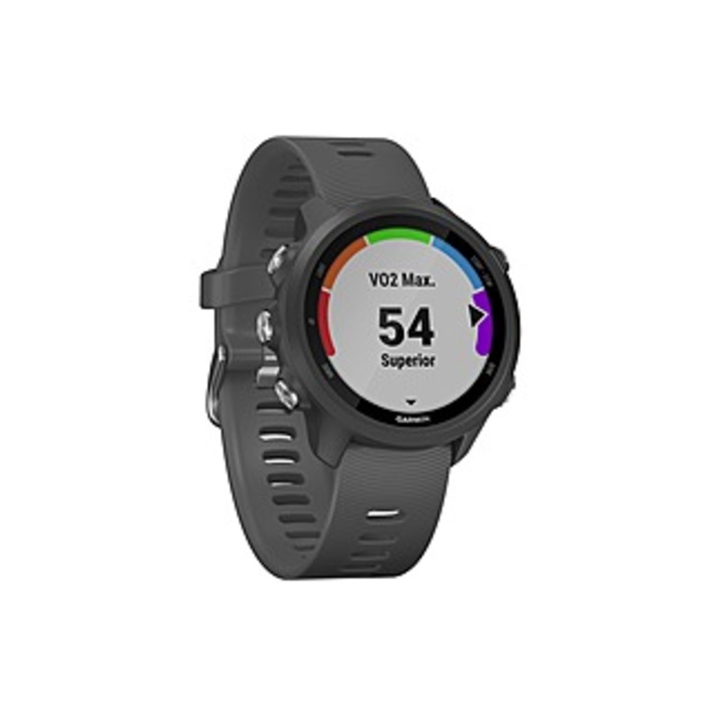 Image of Garmin 010-02120-00 Forerunner 245 GPS Watch - Wrist - Heart Rate Monitor, Pulse Oximeter Sensor, Accelerometer, Digital Compass - Push Notification,