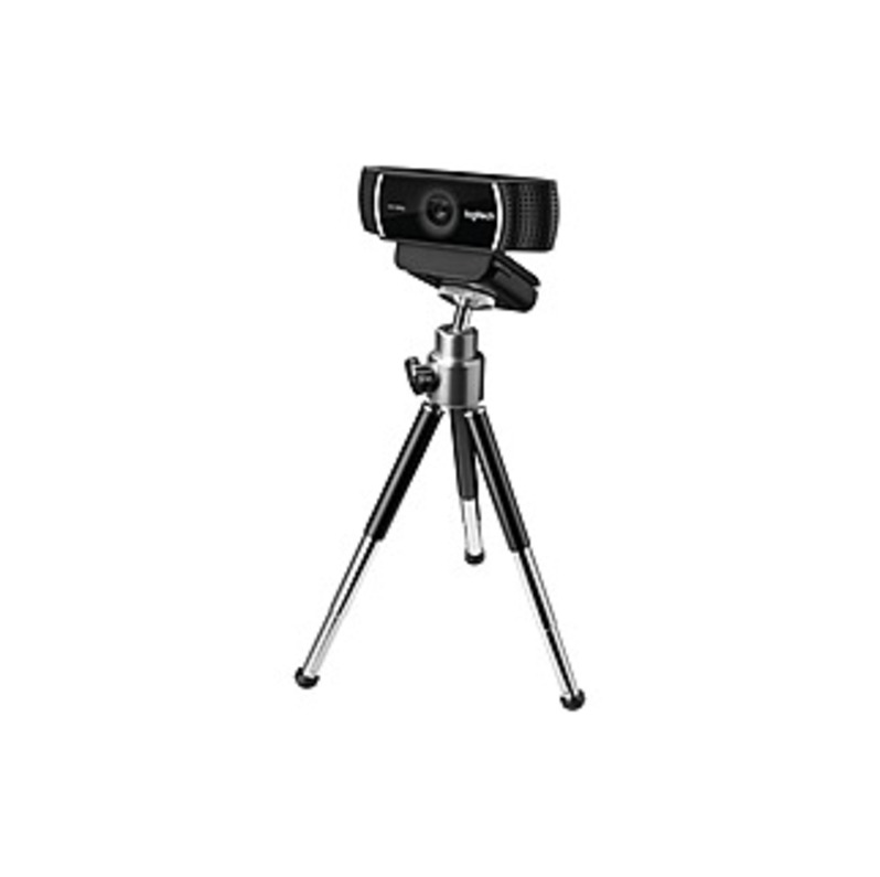 Logitech C922 Webcam - 2 Megapixel - 60 Fps - USB 2.0 - 1920 X 1080 Video - Auto-focus - Microphone - Computer, Smartphone