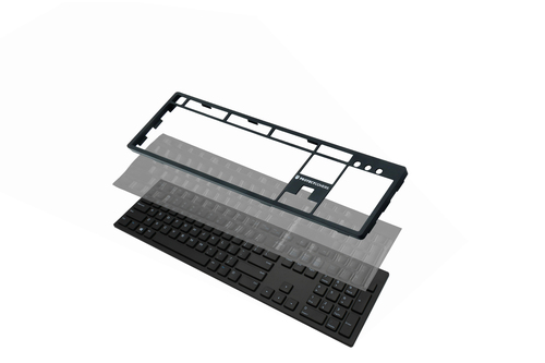 Protect Covers DL1708-00 EasySwap Frame and Keyboard Cover for Dell KB216 Keyboard - US Layout - Black