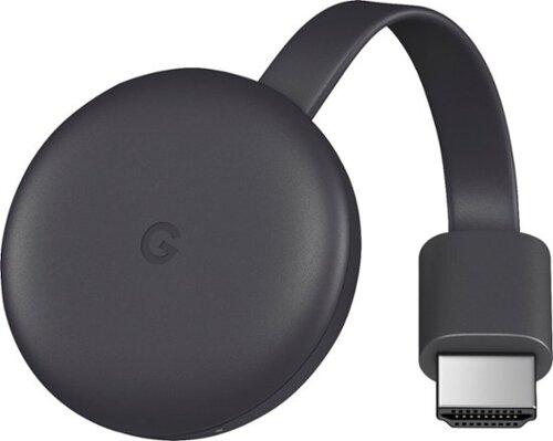 Google GA00439-US Chromecast Network Audio/Video - Internet Streaming Player - Wireless LAN - Charcoal   - 1080p - HDMI - USB