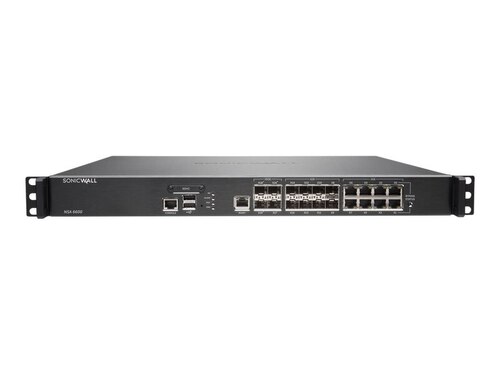 Image of SonicWall NSA 6600 Network Security/Firewall Appliance - 8 Port - 1000Base-T, 10GBase-X - 10 Gigabit Ethernet - DES, 3DES, AES (128-bit), AES (192-bit
