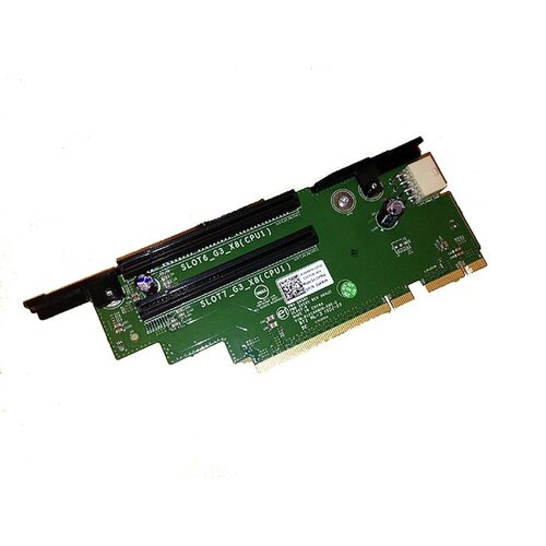 Image of Dell VKRHF 2x PCIe Riser Board 3 Card for PowerEdge R720 - 2x PCI-E G3 x8 - Riser Bracket