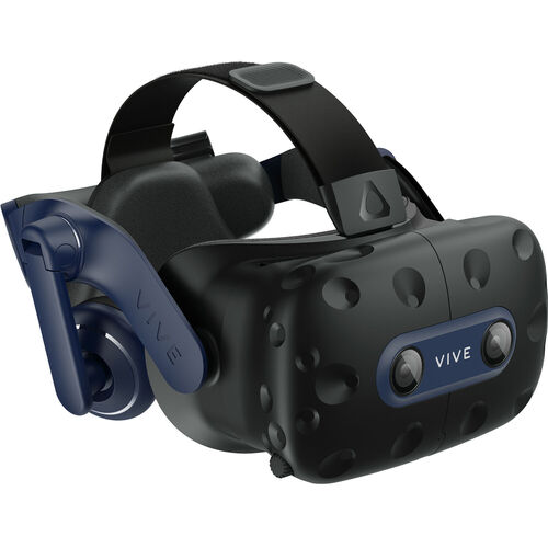 Image of HTC 99HASW001-00 VIVE Pro 2 3D Virtual Reality Headset - 4896 x 2448 - 120 Hz - 120-Degree - Bluetooth - Windows 10 Required - Black