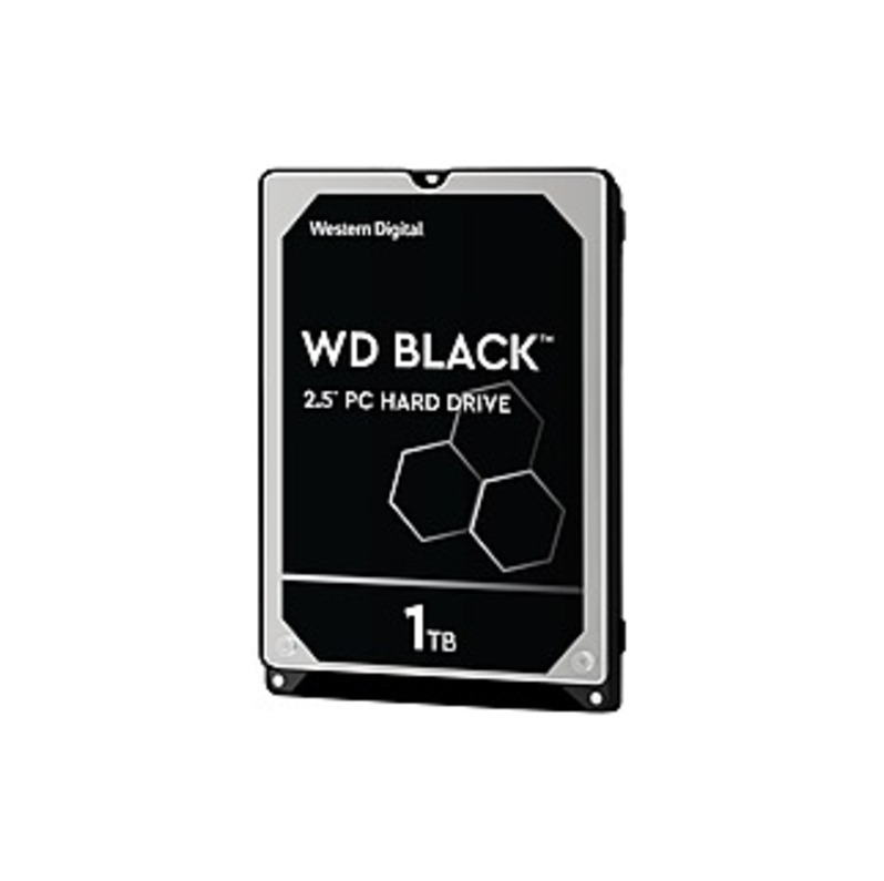 WD Black WD10SPSX 1 TB Hard Drive - 2.5 Internal - SATA (SATA/600) - Desktop PC, Notebook, Gaming Console Device Supported - 7200rpm