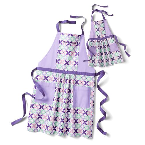Image of American Girl GVG66-AG Star Baker Apron for Girls and 18-Inch Dolls - 6 Year Old Plus - Cotton