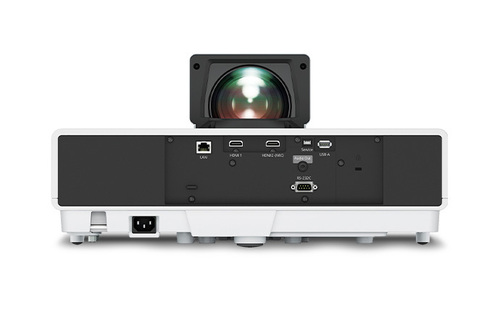 Epson V11H956520 EpiqVision Ultra LS500 Ultra-Short Throw Laser Projector - 4K UHD - 4000-Lumen - Pixel-Shift - HDR10 - White