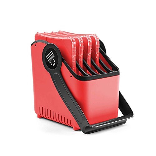 LocknCharge  10042 Device Basket - 5-Slot - Plastic - - Red