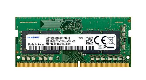 Samsung M471A1G44AB0-CWE Memory Module - 8 GB - DDR4 - 3200 MHz - SoDIMM - Single-rank