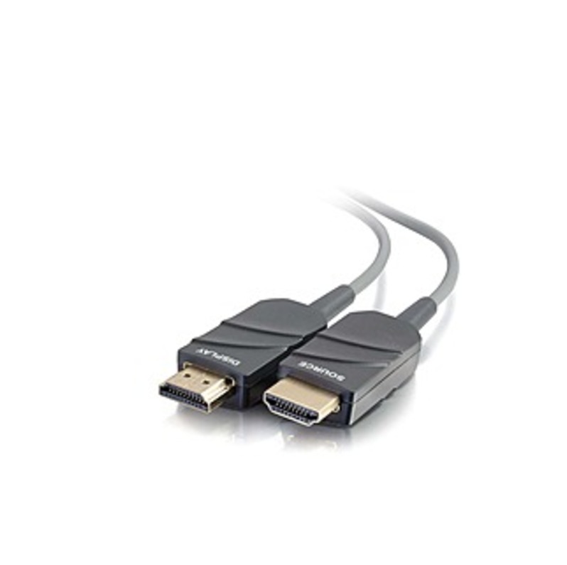C2G 23ft 4K HDMI Cable - High Speed - Active Optical (AOC) - Plenum Rated - 23 ft HDMI A/V Cable for Audio/Video Device, Projector - First End: 1 x HD