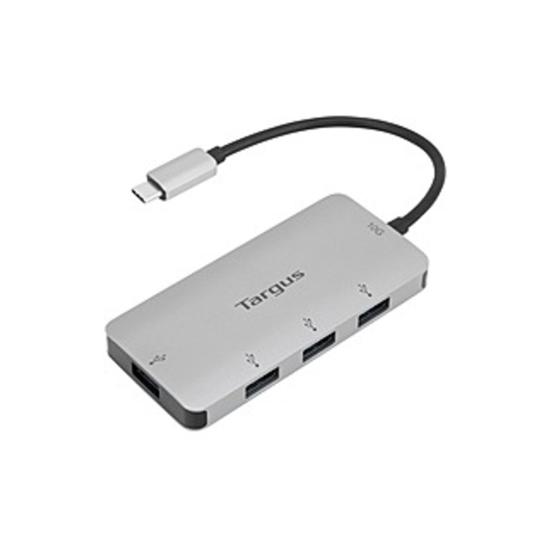 Targus USB-C Multi-Port Hub With 4x USB-A Ports, 10G - USB Type C - External - 4 USB Port(s) - 0 Network (RJ-45) Port(s) - 4 USB 3.1 Port(s) - Mac, Ch