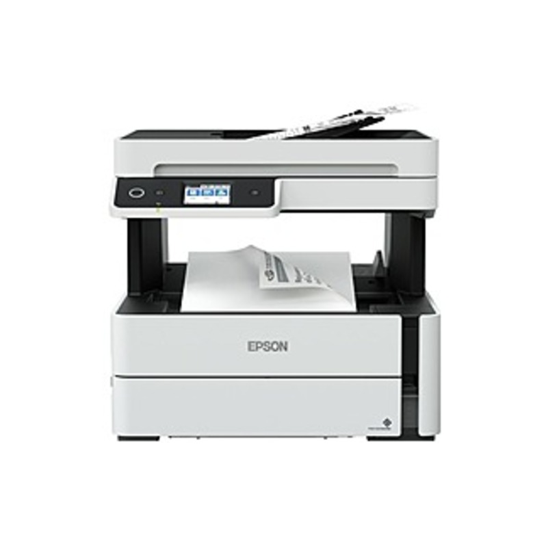 Epson ET-M3170 Wireless Inkjet Multifunction Printer - Monochrome - Copier/Fax/Printer/Scanner - 1200 X 2400 Dpi Print - Automatic Duplex Print - 251