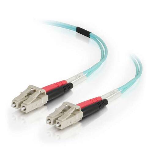 Legrand 852-LL2-050 Quiktron Fiber Jumper Cable - OM3 - 15 Meter - LC To LC - Duplex - Aqua
