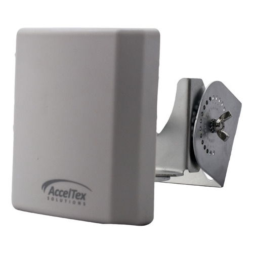 AccelTex ATS-OP-245-47-4NP-36 Patch Antenna With N-Style Connector - Wi-Fi - 4 Leads - Vertical Polarization - 50 Ohm - 35.8-inch Cable - Mounting Kit