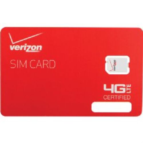 Verizon 840168090228 Nano Sim Card - LTE - IPad Air - IPad Mini - IPhone