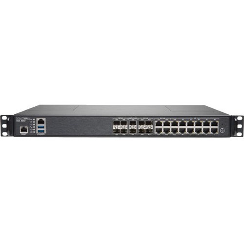 Image of SonicWall NSA 3650 Network Security/Firewall Appliance - 16 Port - 1000Base-T, 10GBase-X - Gigabit Ethernet - DES, 3DES, AES (128-bit), AES (192-bit),