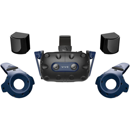 Image of HTC 99HASZ000-00 VIVE Pro 2 Full Kit Virtual Reality System - 4896 x 2448 - 120 Hz - 120 Degrees - 3D Capable - Bluetooth - Dual Integrated Microphone