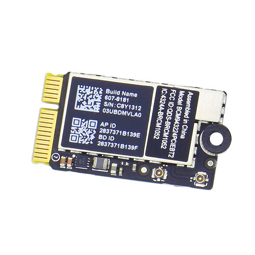 Image of Apple 661-6622 Airport Wireless Network Card - Bluetooth 4.0 - 802.11n