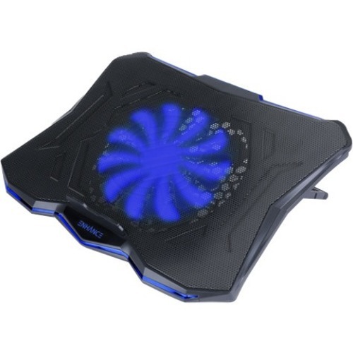 Enhance Cryogen 5 Laptop Cooling Pad (Blue) - Upto 17 Screen Size Notebook Support - 1 Fan(s) - 800 Rpm - 471.3 Gal/min - Metal Mesh