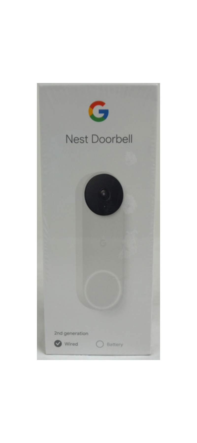 Google GA02767-US Nest Doorbell - Gen 2 - 960 X 1280 - 1/3-Inch Sensor - 1.3 MP - 6x Digital Zoom - Night Vision - H.264 - Snow