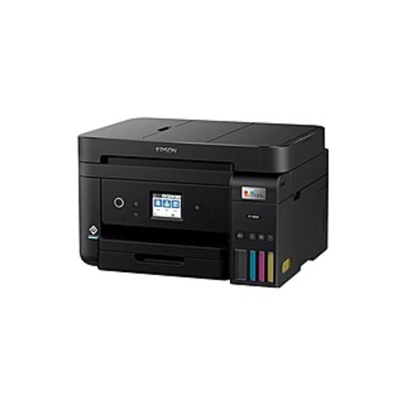 Image of Epson EcoTank ET-4850 Inkjet Multifunction Printer-Color-Black-Copier/Fax/Scanner-4800x1200 dpi Print-Automatic Duplex Print-5000 Pages-250 sheets Inp