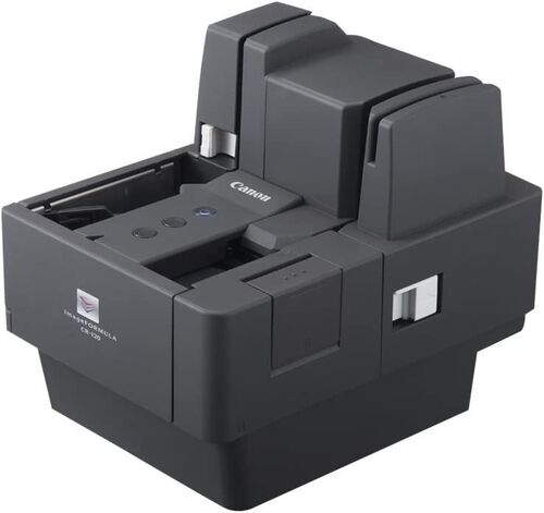 Image of Canon 1722C001 imageFORMULA CR-120 Compact Check Scanner - Automatic Feeding - Up to 150 Sheets - Up to 600 dpi - RGB LED - USB 2.0