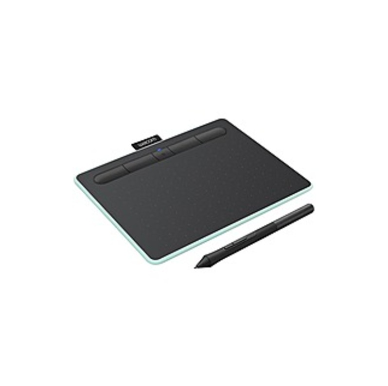 Image of Wacom Intuos Wireless Graphics Drawing Tablet for Mac, PC, Chromebook & Android (medium) with Software Included - Black with Pistachio accent (CTL6100