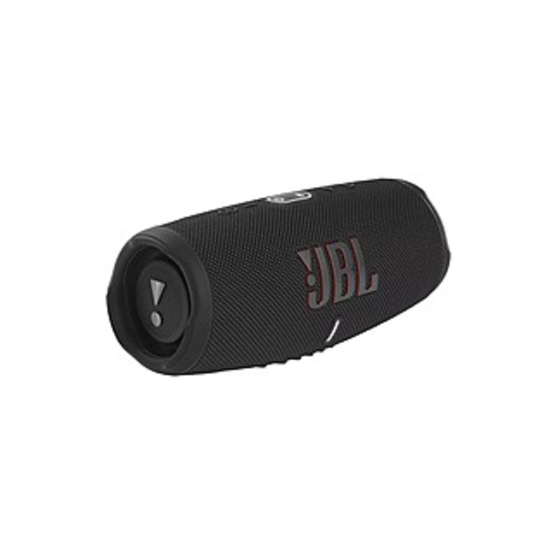JBL Charge 5 Portable Bluetooth Speaker System - 40 W RMS - Black - 60 Hz to 20 kHz - Wireless LAN - Battery Rechargeable - 1 Pack