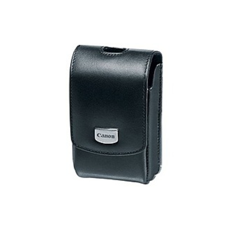 Canon Deluxe PSC-3200 Carrying Case Camera - Black - Leather Body - Waist Strap