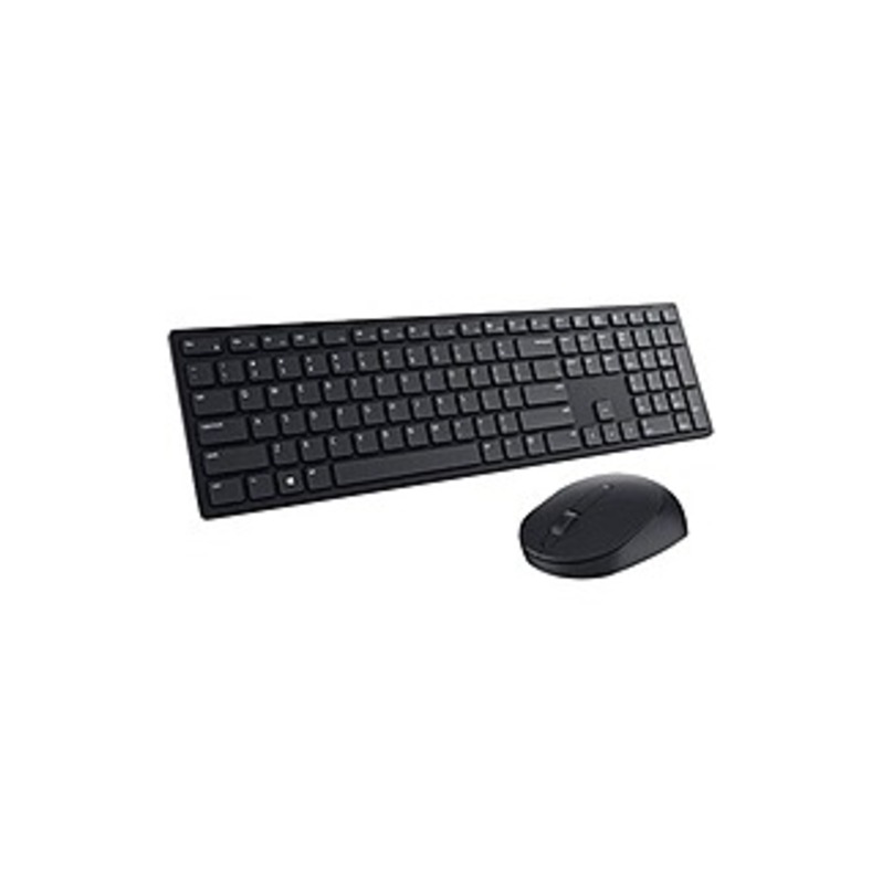 Dell Pro Keyboard & Mouse - USB Wireless - Black - USB Wireless Mouse - Black