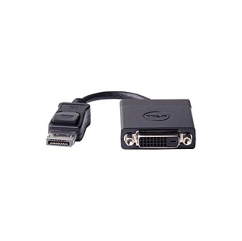 Dell DisplayPort To DVI Single Link - DisplayPort/DVI-D Video Cable For Projector, Monitor, Desktop Computer, HDTV - First End: 1 X 20-pin DisplayPort